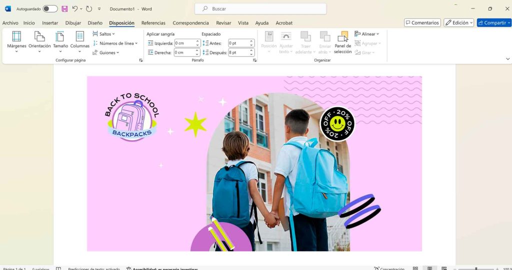 Cómo Hacer un Anuncio Publicitario Escolar en Word